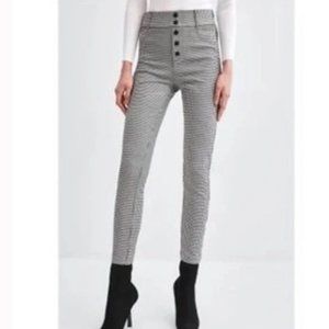 Zara Trafaluc Black and White High-Rise Leggings